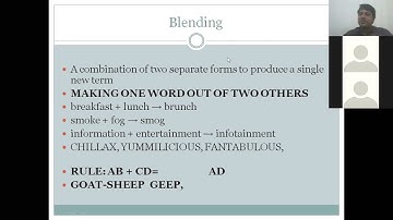 (Word Formation: Lecture Five- part Three)Morphology & Syntax: By M. Hanif Ansari