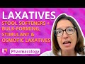 Laxatives - Pharmacology (Pharm) - Gastrointestinal System - @Level Up RN