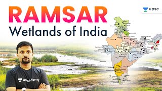 UPSC CSE | Ramsar Wetlands of India by Durgesh Sir