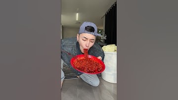 Thumbnail of SPICY AND TASTY NOODLES | MUKBANG ASMR EATING | #shorts #mukbang #food #eating #spicy