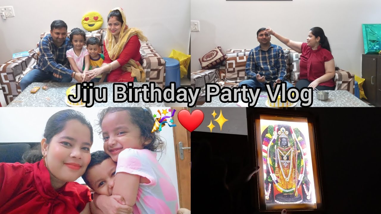 Jiju Birthday Party Vlog🎉 ️ || Pooja Negi Official || #dailyvlog - YouTube