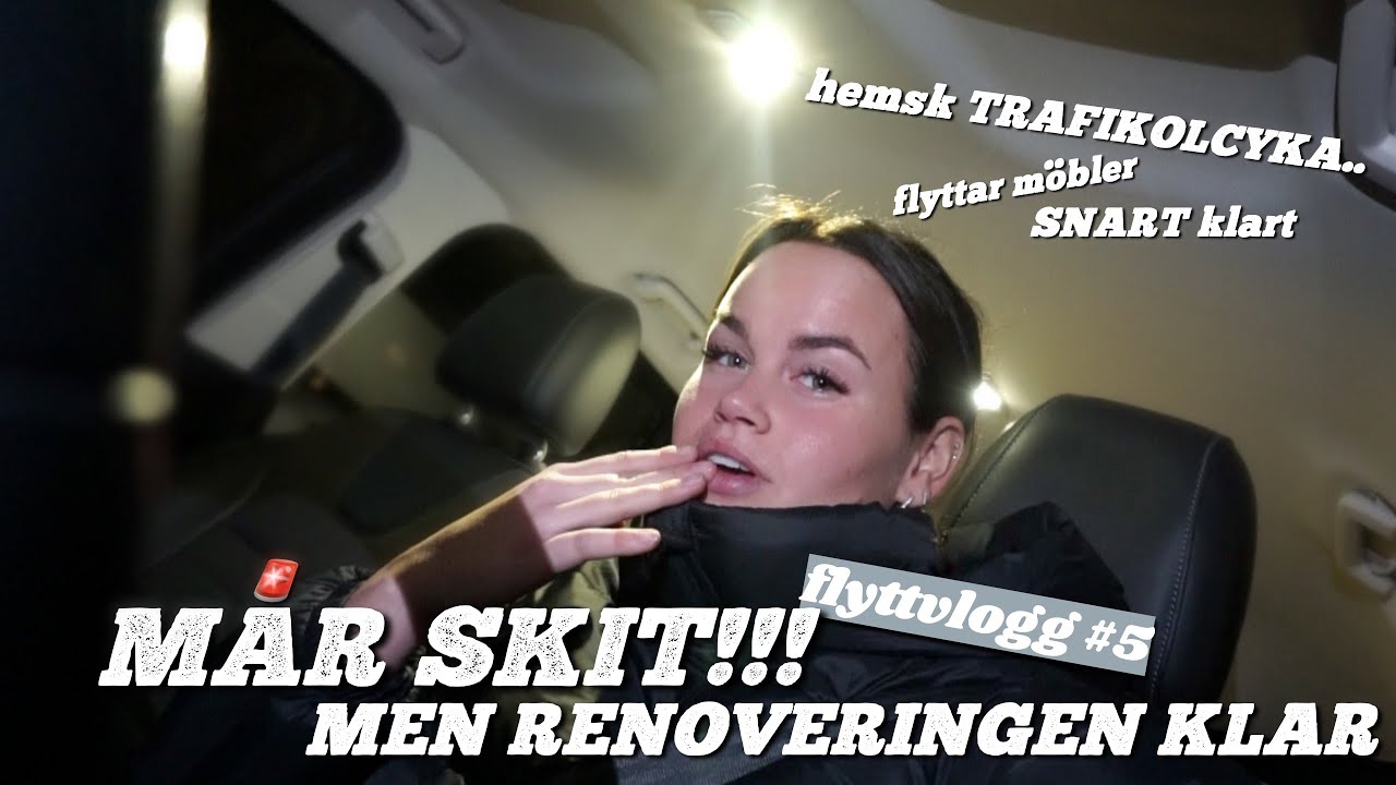 Sista innan flytt, men mår P | FLYTTVLOGG #5