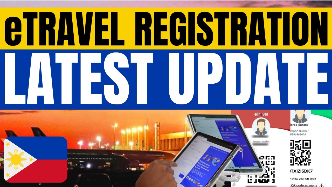 🔴TRAVEL UPDATE eTRAVEL REGISTRATION TABLETS NOW AVAILABLE TO