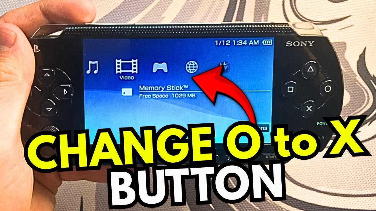 How To CHANGE O to X BUTTON on PSP (EASY) 2026 - YouTube