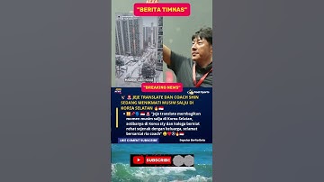 JEJE TRANSLATE DAN SHIN TAE YONG SEDANG MENIKMATI MUSIM SALJU DI KOREA SELATAN