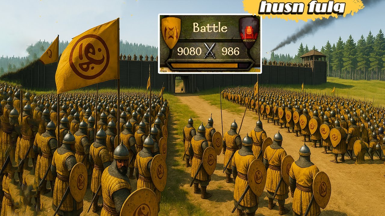 9000 aserai army VS 1000 Army | The Most Epic Bannerlord Siege Ever || Mount & Blade 2 Tactics