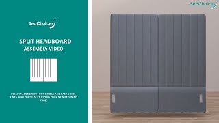 How to Assemble a Split Headboard | Step-by-Step Tutorial