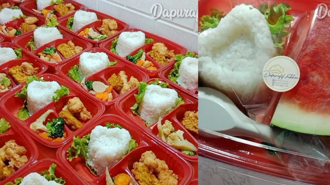 40 Porsi NASI KOTAK UNTUK MENU ANAK ANAK,  MENU SEHAT DENGAN BUDGET TIPIS @Dapurafif