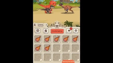 Simulation game idle dinosaurs triassic period 7 and triassic period 8 complete