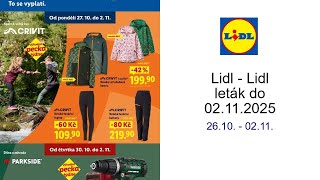 Lidl - Lidl leták do 02.11.2025 26.10. - 02.11.