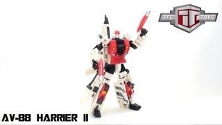 Video Review of the TFC Toys; Harrier (part three of Uranos)