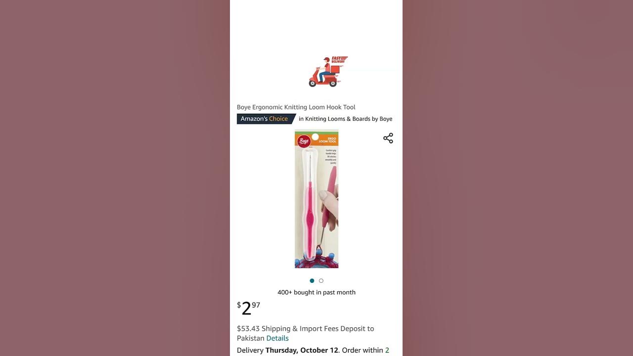 Boye ergonomic knitting loom hook tool discountsales amazon coupon