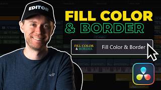 Easy Borders & Fill Colors with this Davinci Resolve Preset