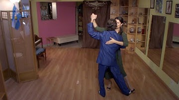 Argentine Tango class: clockwise direction turn repetition