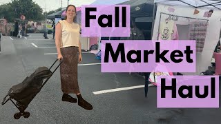Come with me to Fall Markets and a Massive Fall Haul!