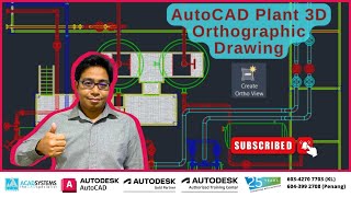 AutoCAD Plant 3D Orthographic Drawing