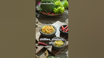 Exploring the Delightful Dichotomy of Sambal Durian  Sambal Tempoyak #foodtraveller #sambaltempoyak
