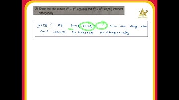 Show that curves intersection orthogonally || angle of intersection of curves