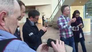 Trading tips at Philip Bromwell&#39;s mobile video workshop: MoJoCon