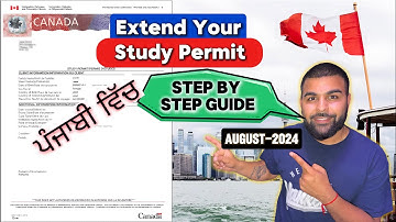How to Extend Your Study Permit inside Canada|| August-2024 || Step-by-Step  Complete Tutorial
