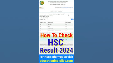 How to check Maharashtra HSC Result 2024? How to check Maharashtra HSC Result 2024