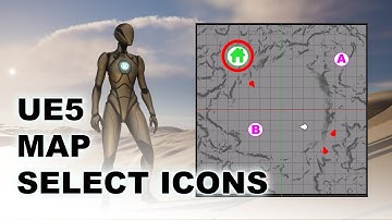 Unreal Engine 5 - Open World Map Widget - Select Icons