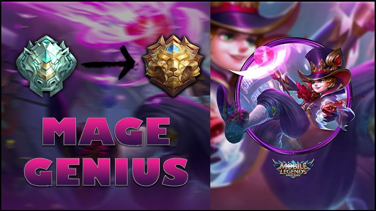 MAGE GENIUS - EPIC TO LEGEND | MOBILE LEGENDS | RANK GAMEPLAY
