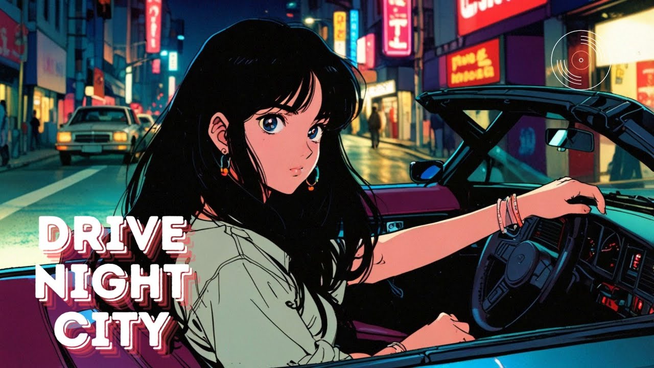 City Pop】／Drive Night City／Retro Lo-fi 80s Mix／音楽