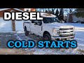 Diesel Cold Start Compilation | s.3 ep.54 | Odpalanie diesli na mrozie