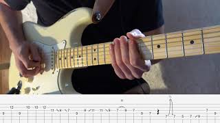 Wicked Game Guitar solo with TABS - (Rabea Massaad)