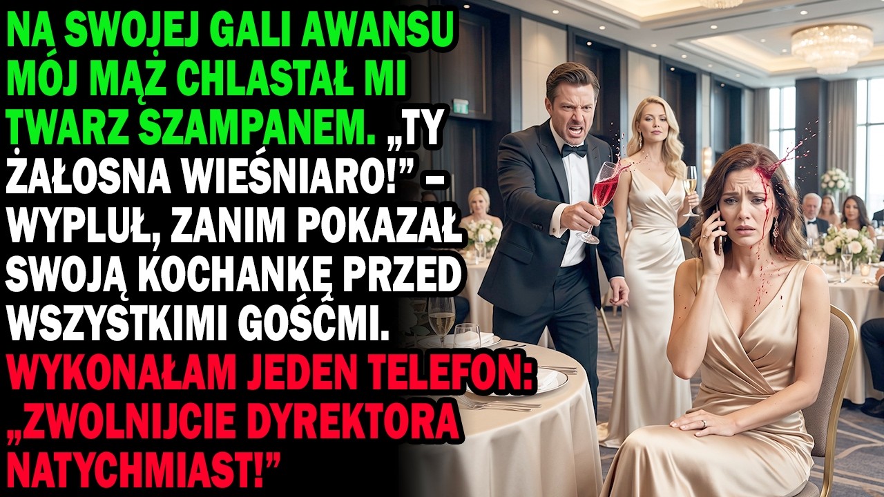 Na oczach setek gości mój mąż wylał mi szampana w twarz i powiedział: „Jesteś bezpłodną, zepsutą maszyną, która nie dała mi syna”. Stałam tam, ociekając alkoholem, a jego matka krzyczała, żeby...