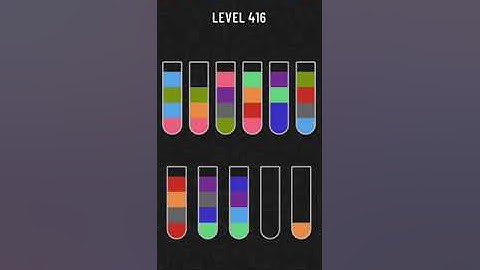 Water Sort Puzzle Level 416 Walkthrough Solution Android/iOS 💦