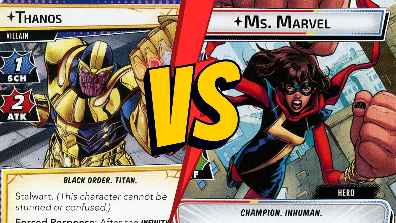 Ms. Marvel vs. Thanos - Marvel Champions LCG - YouTube