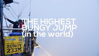 The Highest Bungy Jump in the World (Macau Tower)