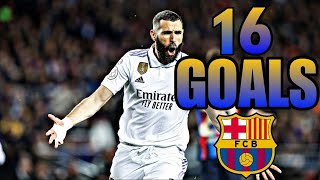 جميع اهداف كريم بنزيما على برشلونة ● 16 هدف HD | تعليق عربي #3