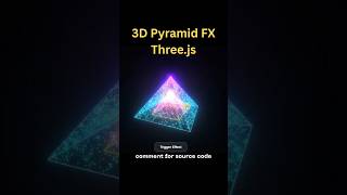 3D animation using html css and three.js #shortsfeed #webdesign