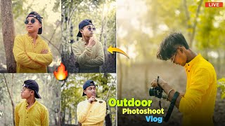 Outdoor Photoshoot Vlog_ Photo Poses DP With/ Canon 200d mark ii & 50mm lens || Raj Photography