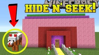 Minecraft: WOLVES HIDE AND SEEK!! - Morph Hide And Seek - Modded Mini-Game