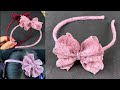 Beautiful Headband. How to make Lace fabric Headband. DIY Headband.