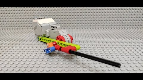 ev3 reciprocating shooting gun mechanism arm with building instructions