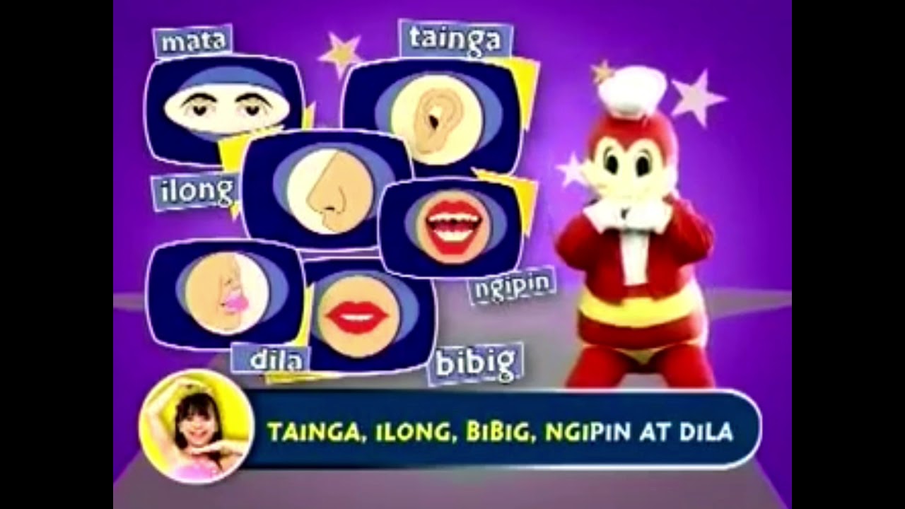 Jollibee Song Mga Bahagi Ng Katawan Youtube