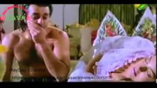 What'sapp Funny Video 2016   hot mallu aunty juhi chawla hot cute cleavage show in bed   MayDay Chan