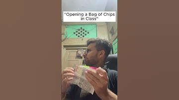 POV: When you open a bag of chips in class|| Introvert Kanpuriya