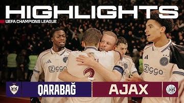 Champions League WIN! ❤️‍🔥 | Highlights & Reactions Qarabağ - Ajax | UEFA Champions League