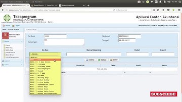 SOURCE CODE APLIKASI AKUNTANSI DENGAN CODEIGNITER 3 0