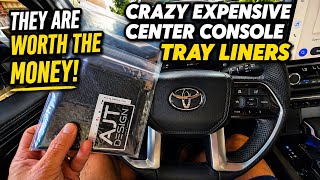 AJT Design Center Console Tray Liners For Your 2022-2025 Toyota Tundra & Sequoia