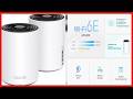 Unlock Seamless Coverage with WiFi 6E Tri-Band Mesh – Up to 5,500 Sq.Ft of Buffer-Free Internet