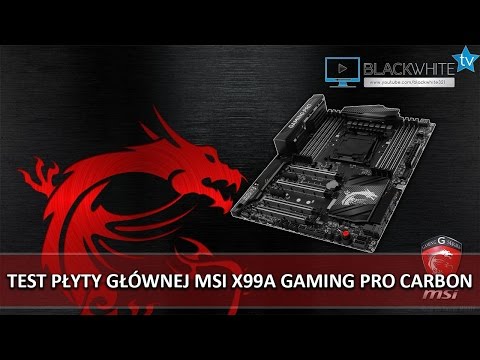 MSI X99A Gaming Pro Carbon - LGA 2011-3