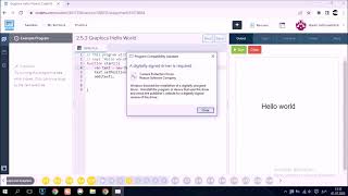 JavaScript სავარჯიშო 2.5.3/Graphics Hello Word /codehs.com პლატფორმა/პროგრამირება/ ლევან ნიშნიანიძე