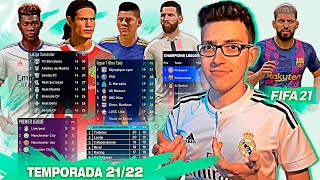 SIMULO la TEMPORADA 21/22 en FIFA 21! *MODO CARRERA ACTUALIZADO*